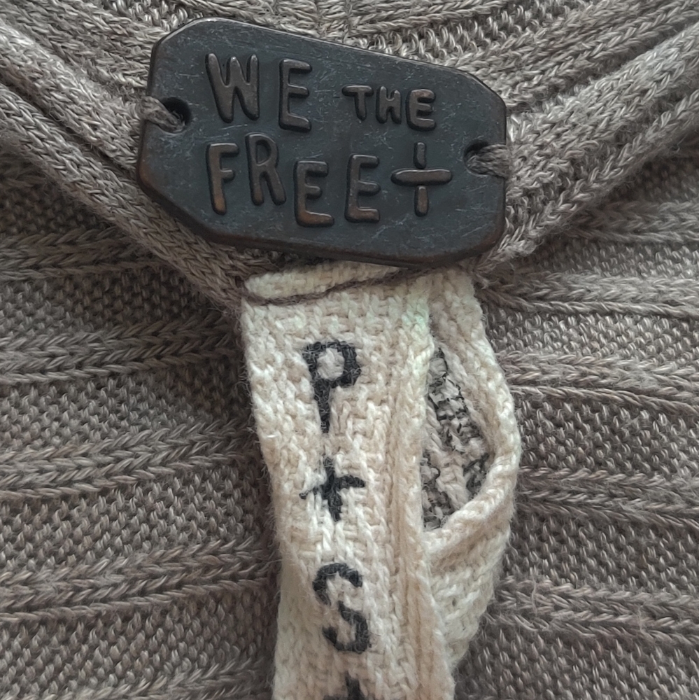 Free People Lover Split Back Thermal Pullover Sma… - image 5